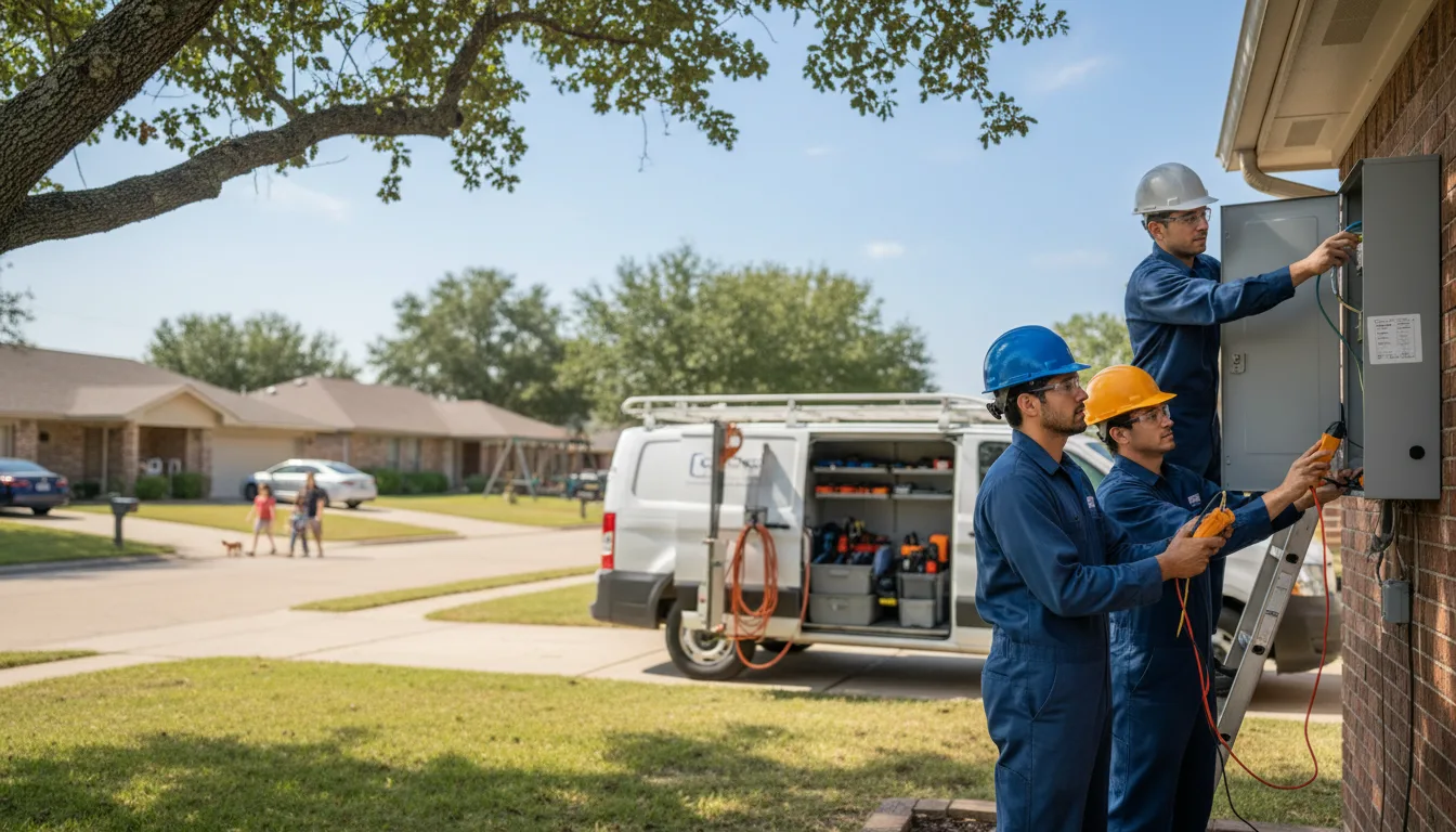 Certified electrician providing emergency electrical services in Highlandville, MO